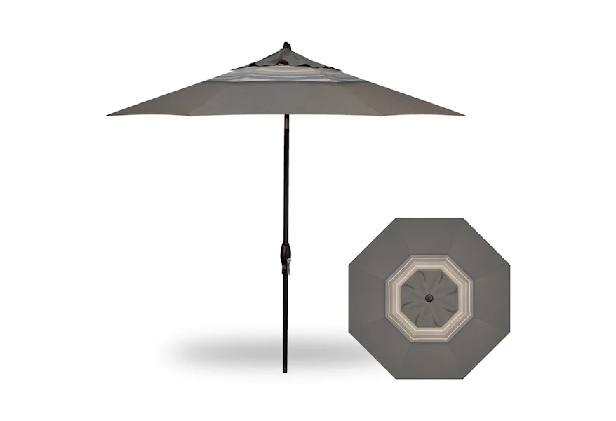 Market Umbrellas 9' Auto Market Tilt Umbrella by Treasure Garden at Esprit Decor Home Furnishings
